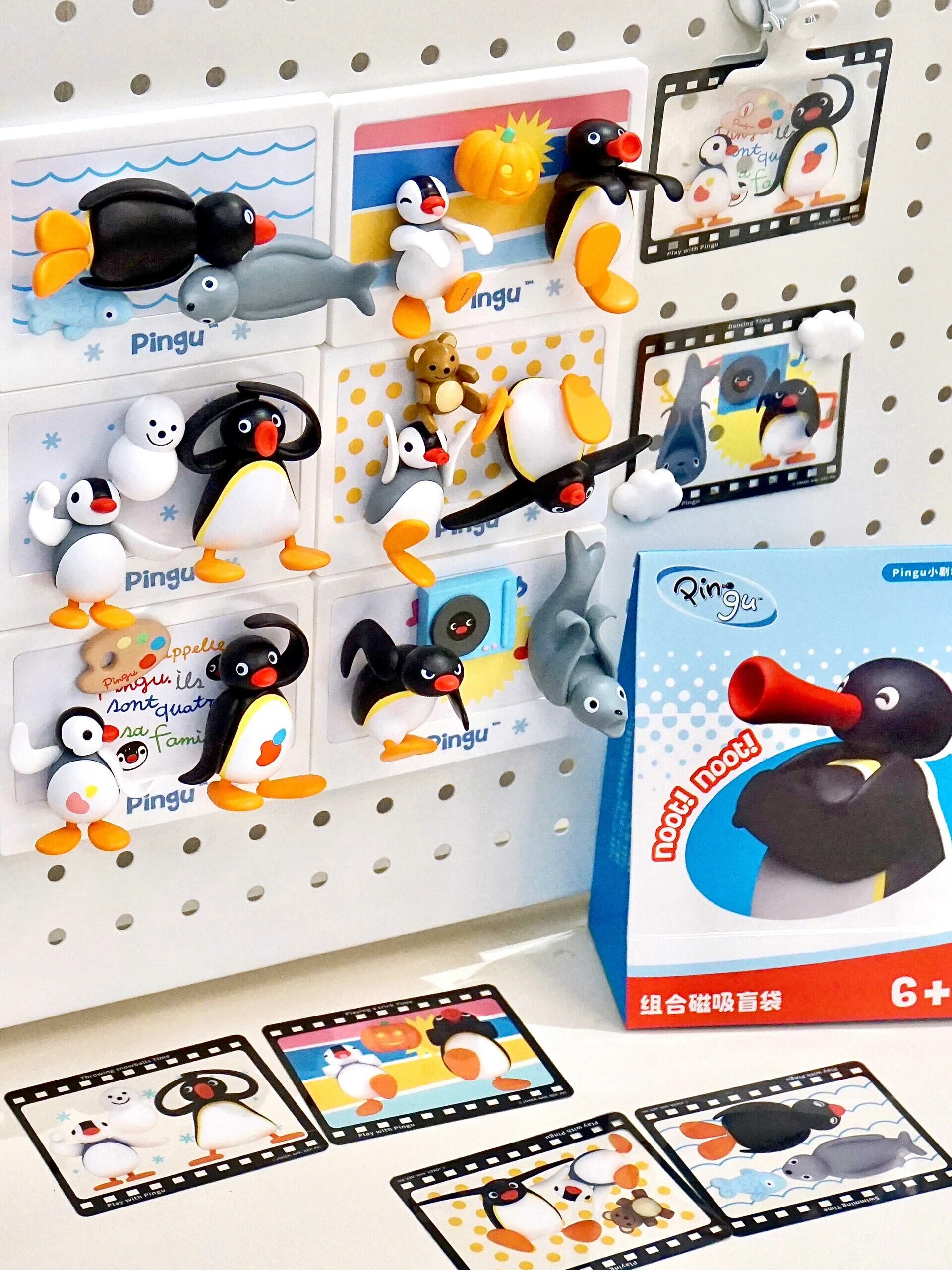 PINGU 企鵝家族 正版授權 小劇場系列 企鵝 磁吸盲盒6+1款 磁鐵 公仔 盲盒/預購