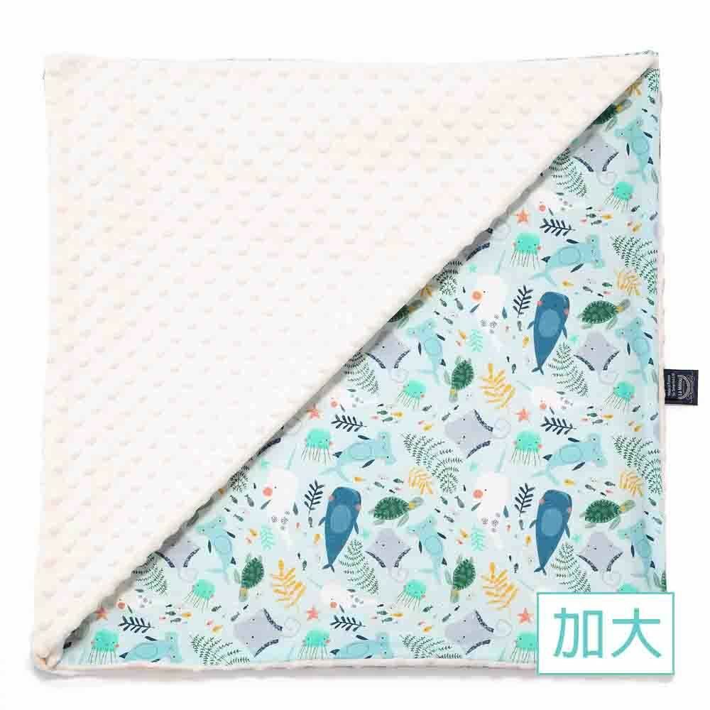 La Millou波蘭 單面巧柔豆豆毯加大｜海底總動員｜雲朵白