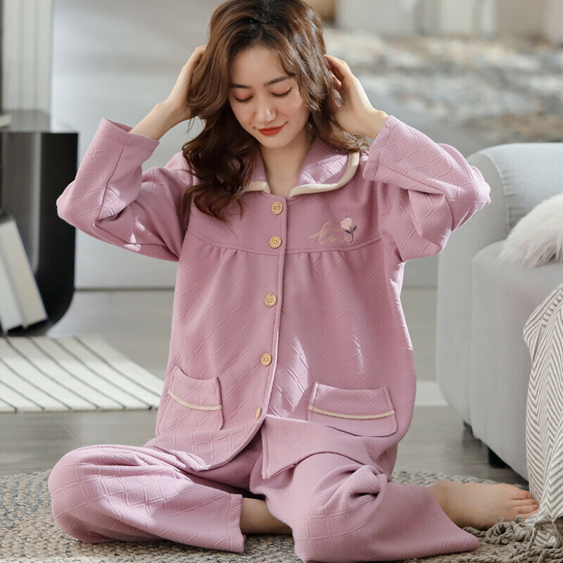激抵長袖睡衣套裝【M-XXXL碼 XP4829】【下單后聯絡客服確認發貨尺碼 】
