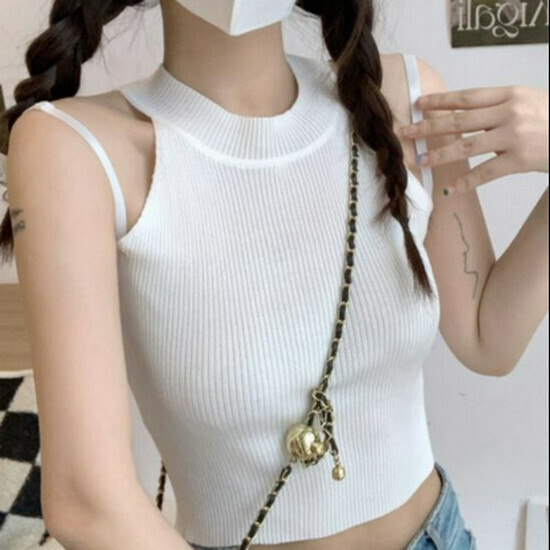 Hot Selling Knitted Vest [White] [One Size Fits All]