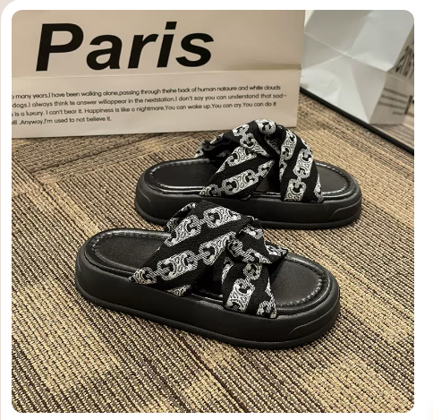 Premium Wear Flip-Flops (Black/35-40 Size) (Contact Customer Service to Confirm Shipping Size after placing an order)