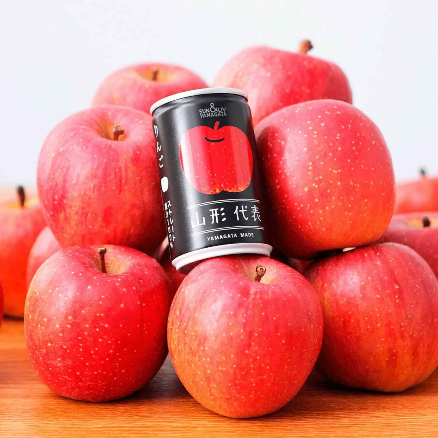 【日本山形代表】100%蘋果汁(160g)