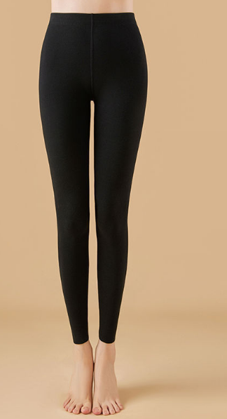 Thin Seamless Leggings (Black) (Size: M-XL) (Contact Customer Service to confirm the shipping size after placing the order)