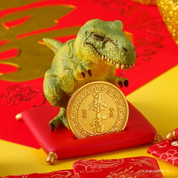研達 代理版 盒玩 朝隈俊男-龍年招財公仔(暴富綠)