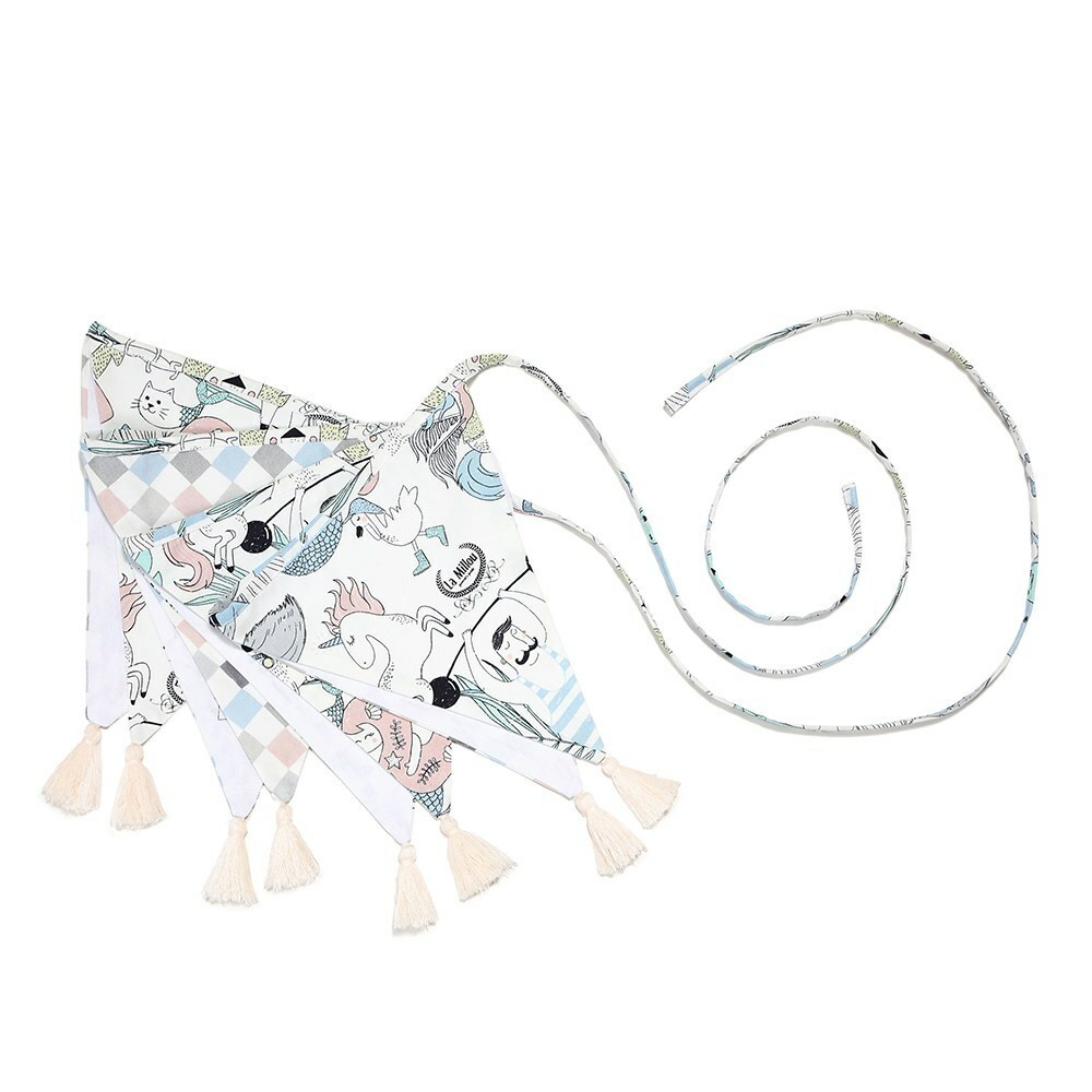 La Millou波蘭 拉米洛北歐風三角流蘇旗幟｜La Millou Family II