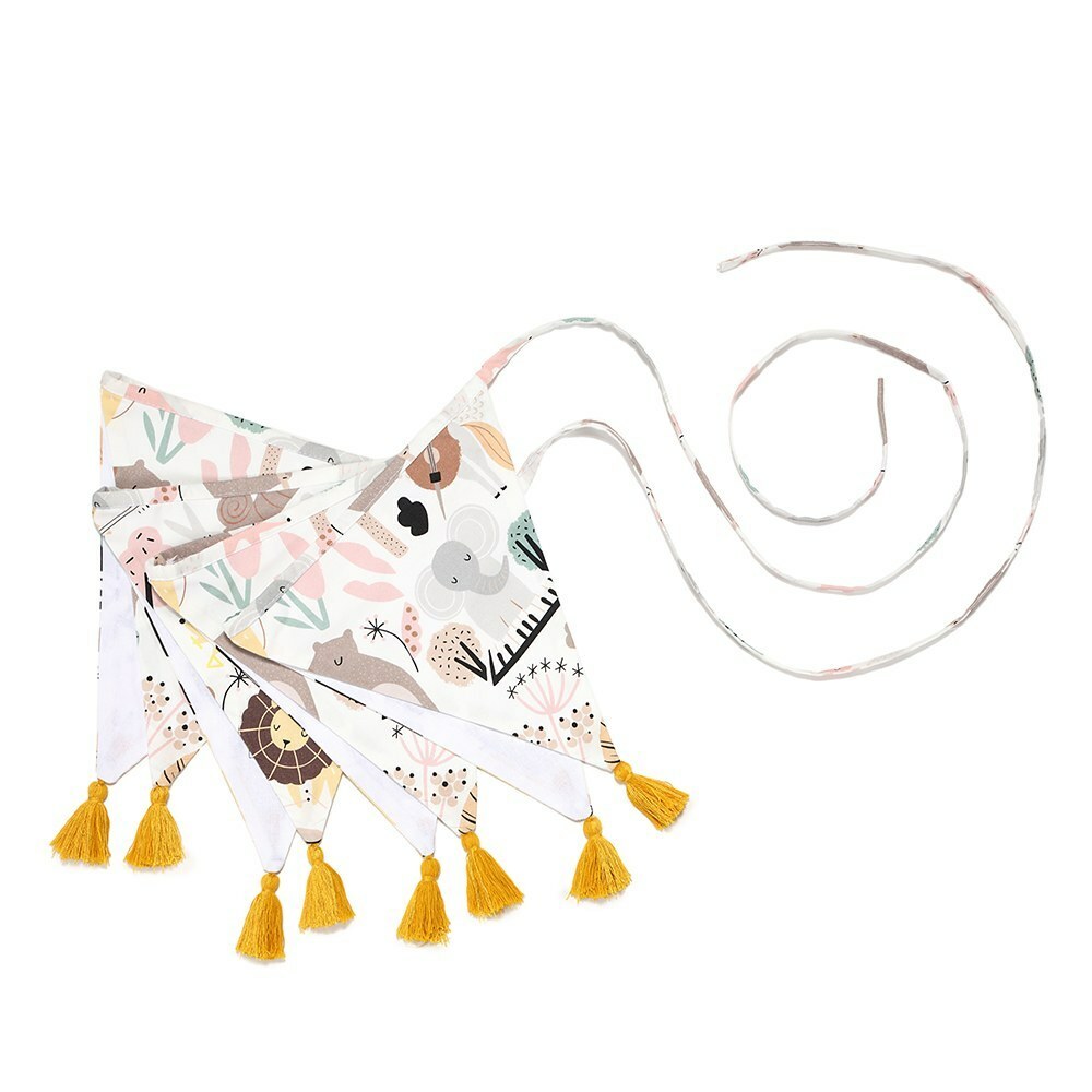 La Millou波蘭 拉米洛北歐風三角流蘇旗幟｜動物交響樂