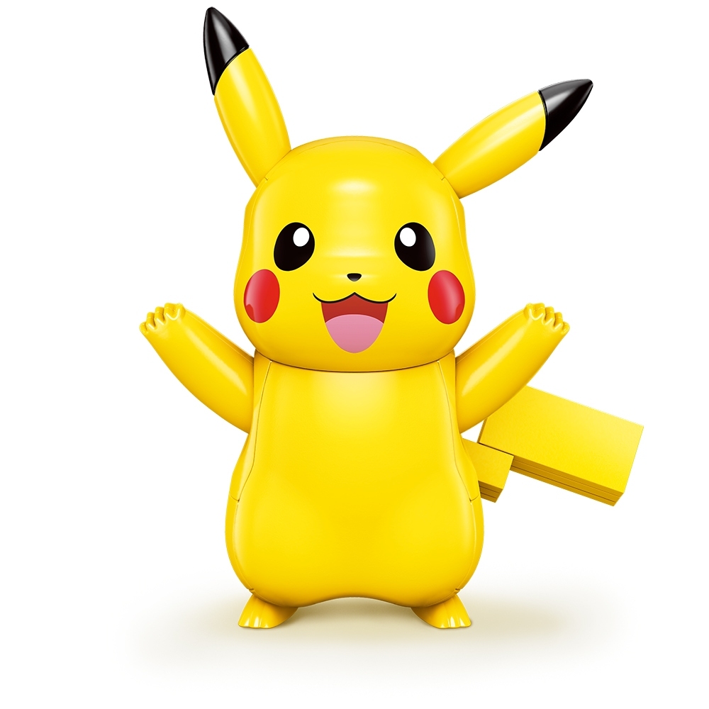 《 Qman 啟蒙積木 》 寶可夢 圓頭系列積木 皮卡丘