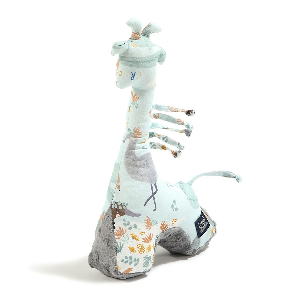 La Millou波蘭 豆豆長頸鹿玩偶｜澳洲森友會(藍底)｜銀河星空灰