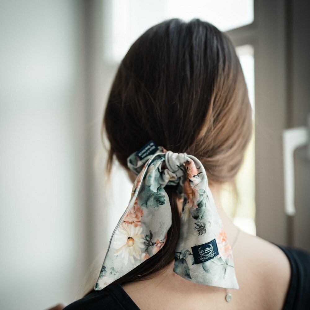 La Millou波蘭 造型髮圈竹纖款｜格格牡丹花