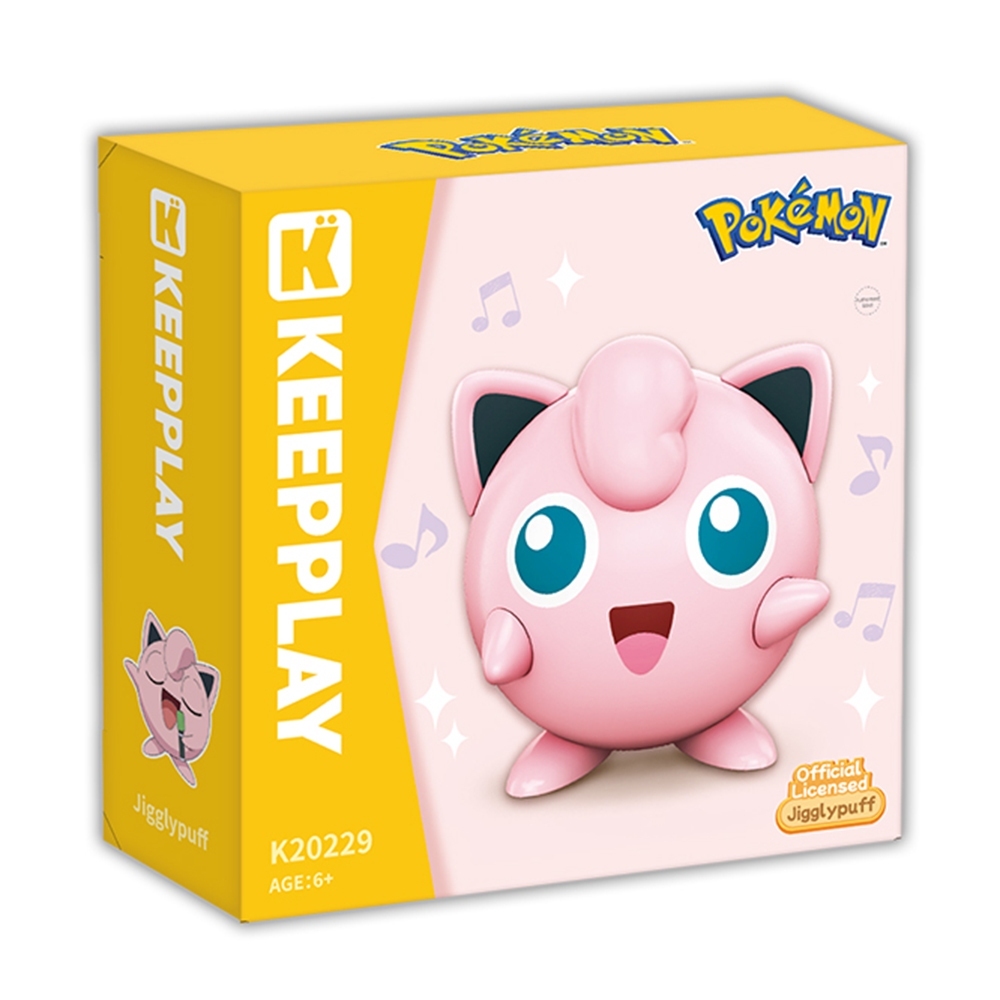 《 Qman 啟蒙積木 》 寶可夢 圓頭系列積木 胖丁