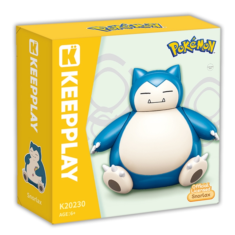 《 Qman 啟蒙積木 》 寶可夢 圓頭系列積木 卡比獸