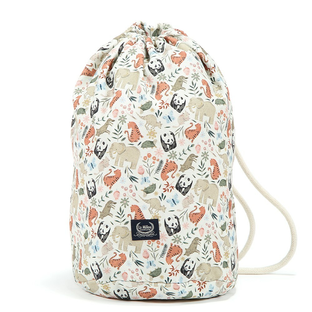 La Millou Moonies沃克兒童束口後背包-La Millou動物園-outlet專屬