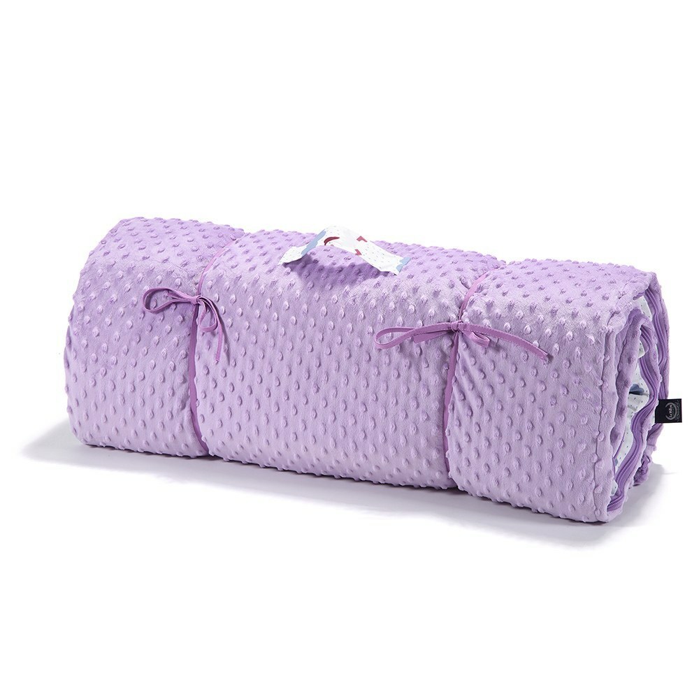 隱藏品｜La Millou波蘭 豆豆小童睡袋｜雨點達達鴨｜粉紫馬卡龍