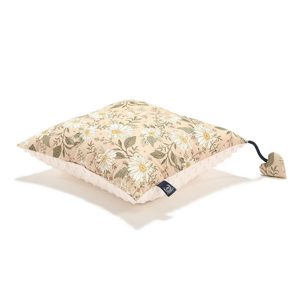 La Millou波蘭 豆豆抱枕｜浪漫雛菊｜雲朵白