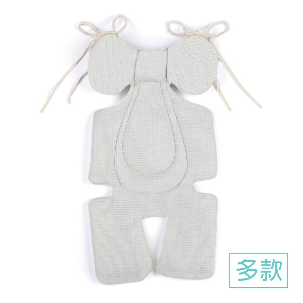 air cossi 超透氣抗菌天絲推車坐墊頭頸支撐款(綁帶款)(4m~3y)｜多款可選