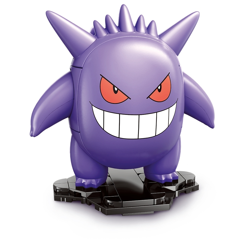 《 Qman 啟蒙積木 》 寶可夢 圓頭系列積木 耿鬼