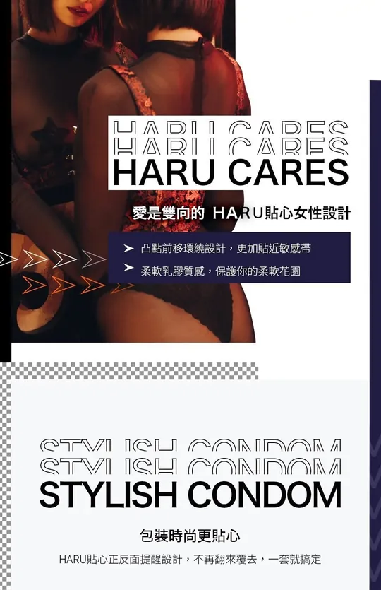 Haru G-SPOT 凸點環形型 10片裝 乳膠安全套 講解