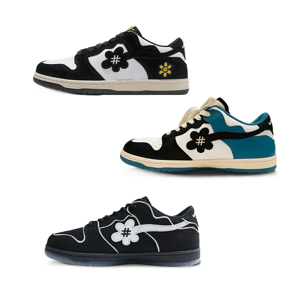 Water The Plant  刺繡小花鞋 Mono黑白 / Thunder白藍黑 / Black Mamba反光黑白