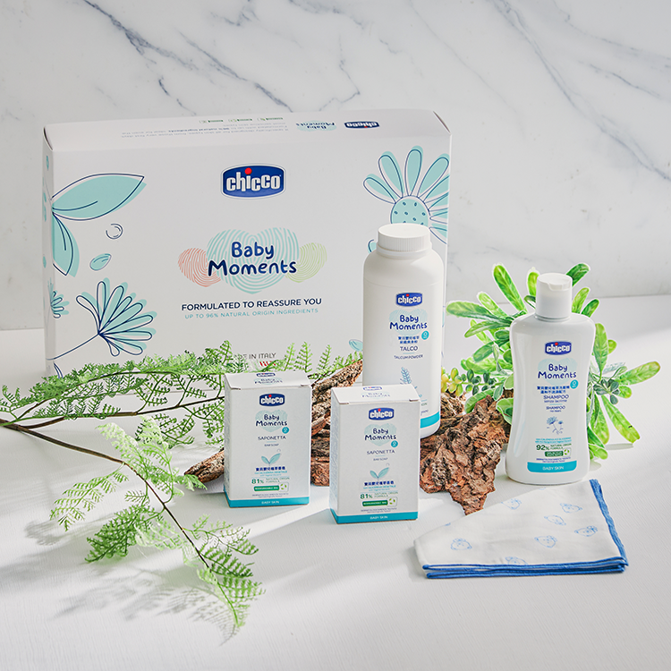 寶貝嬰兒植萃沐浴澎澎質感禮盒