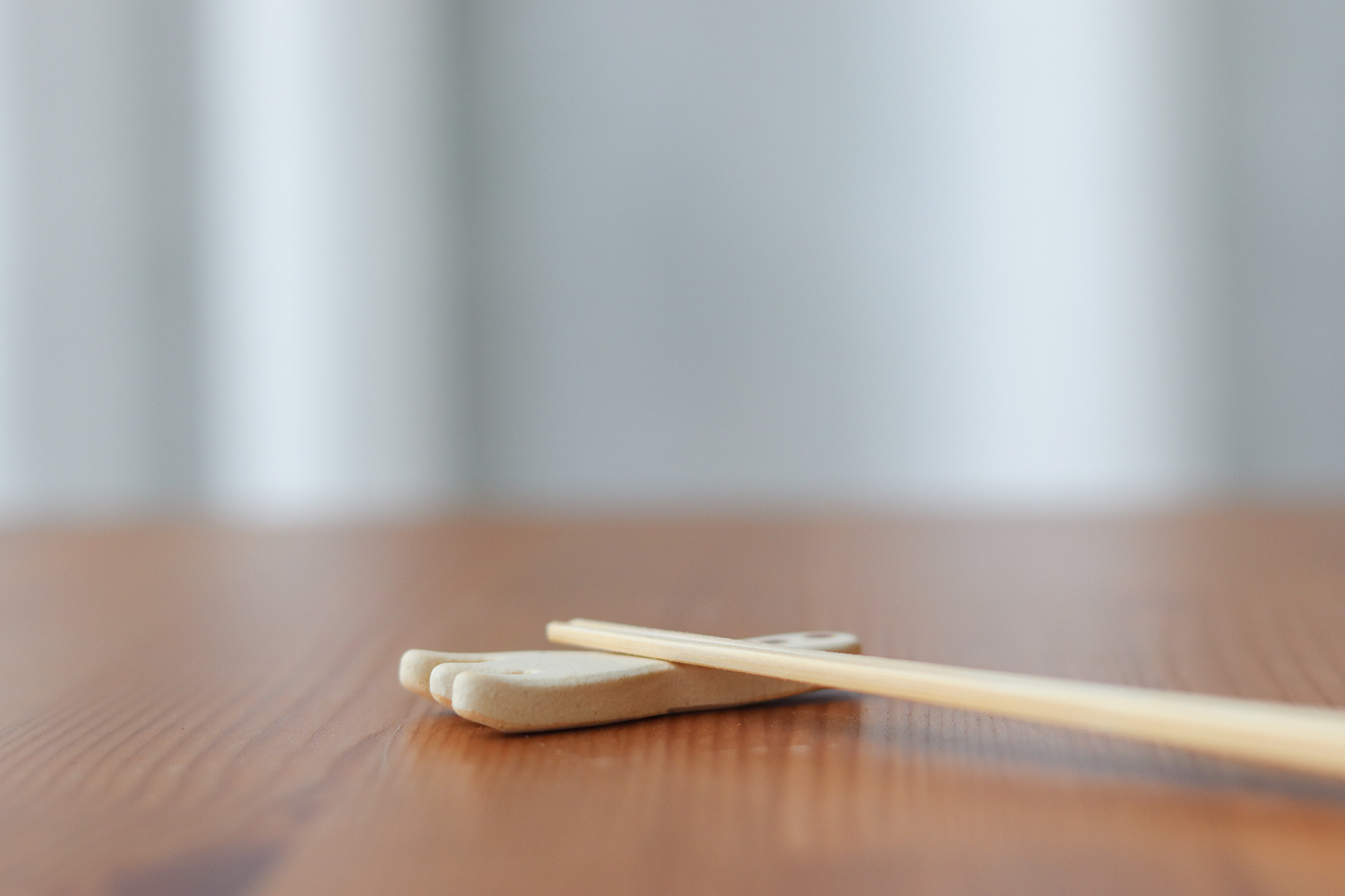 日本  叉子 筷架