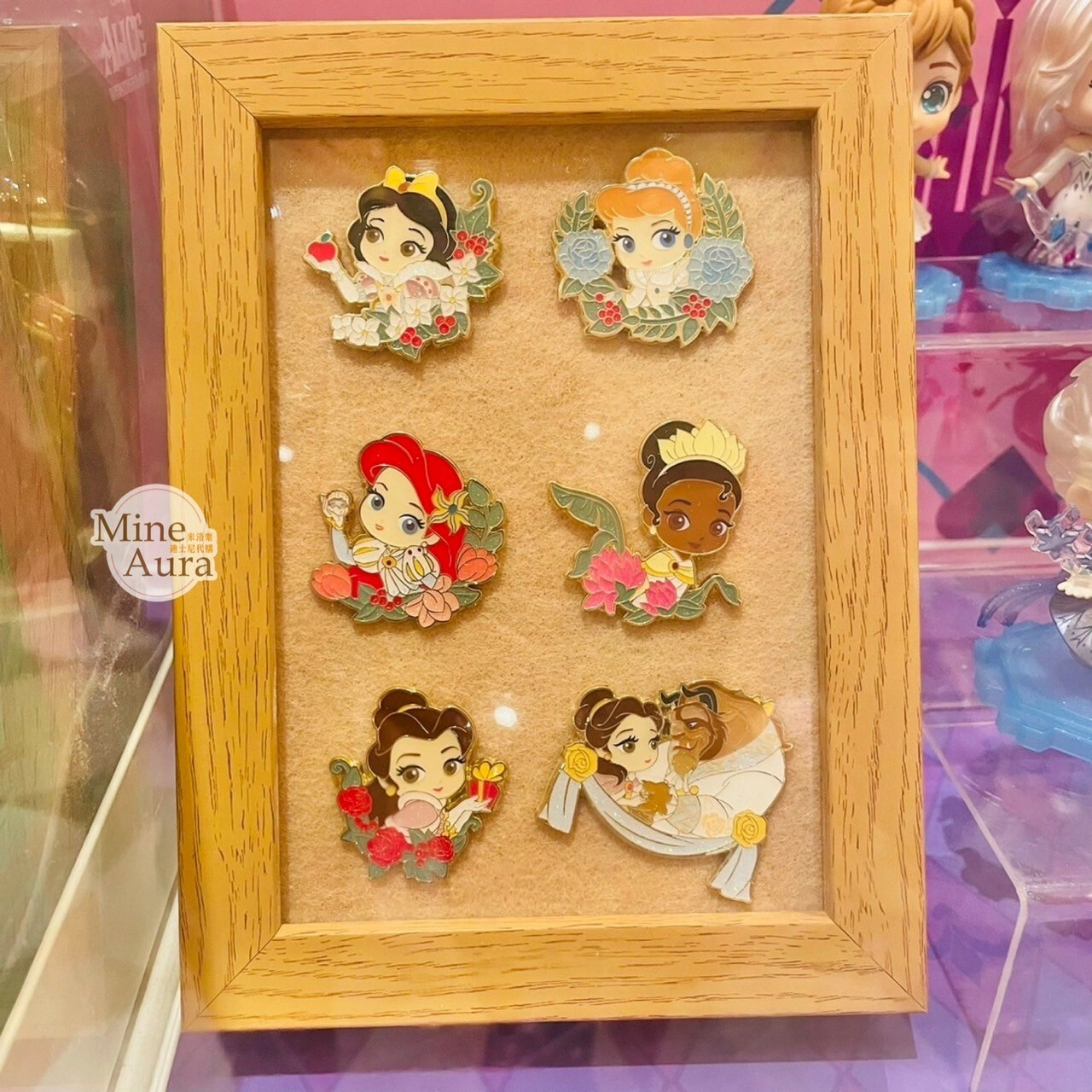 Q版 萌萌 公主系列 Princess Line 公主集合 徽章 PIN 盲選盒 盲盒 -上海迪士尼樂園