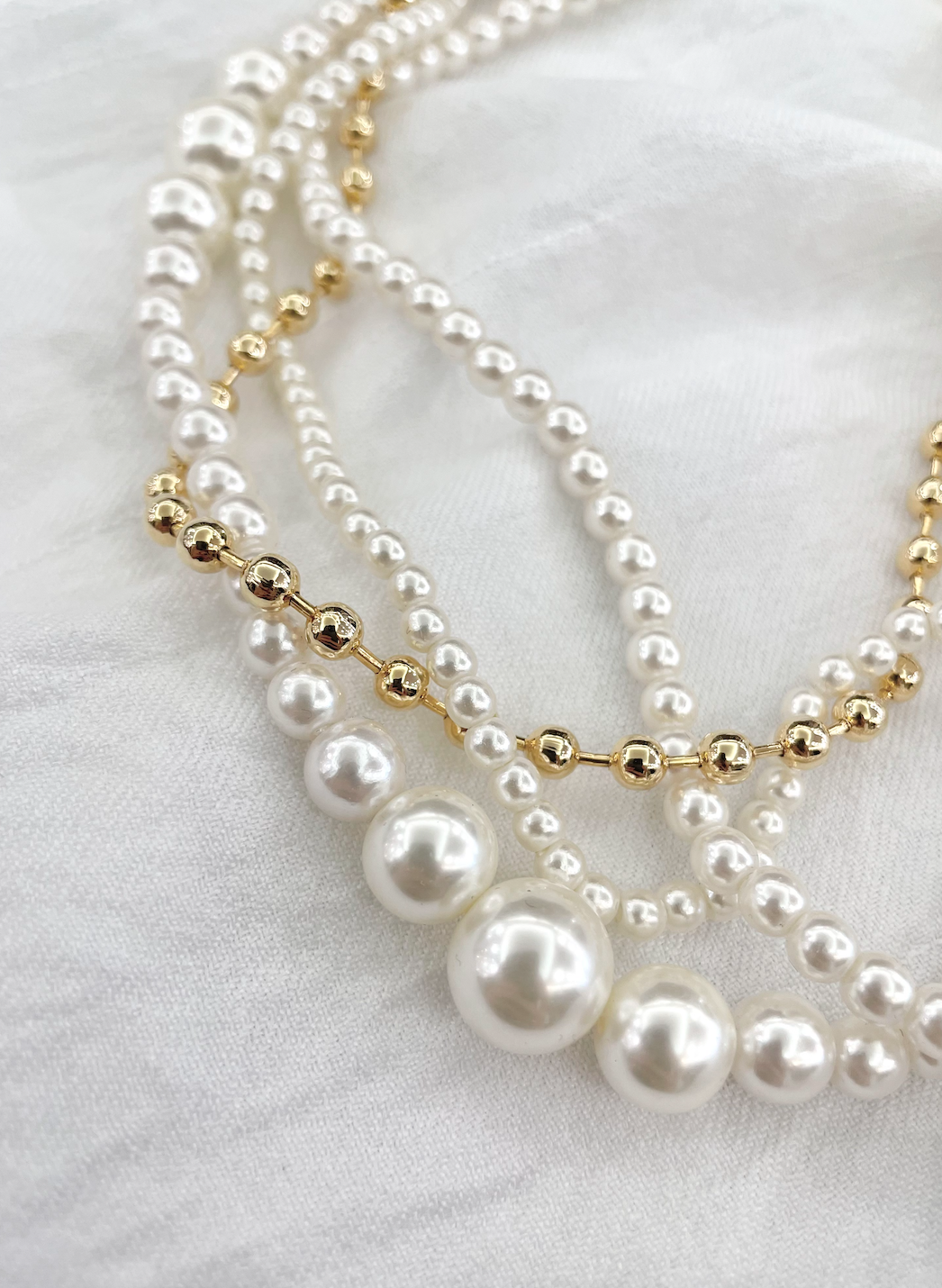 多層次珍珠項鍊