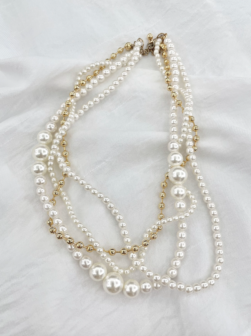 多層次珍珠項鍊