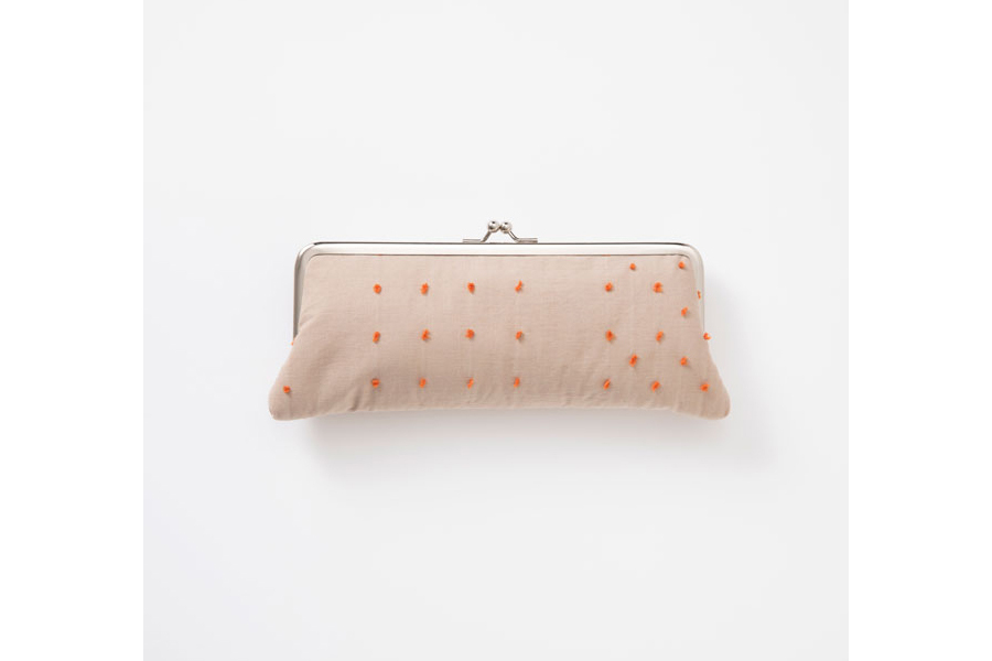 中川政七商店-花格子眼鏡盒 / 白茶