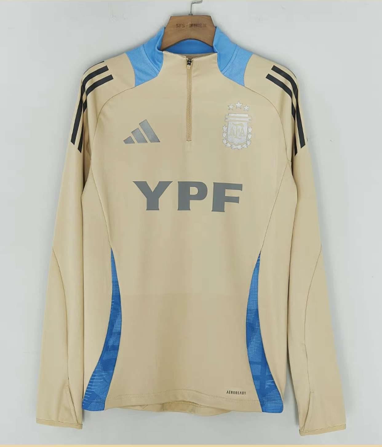 2024 Argentina TIRO24 Gold 1/4 Zip Training Top