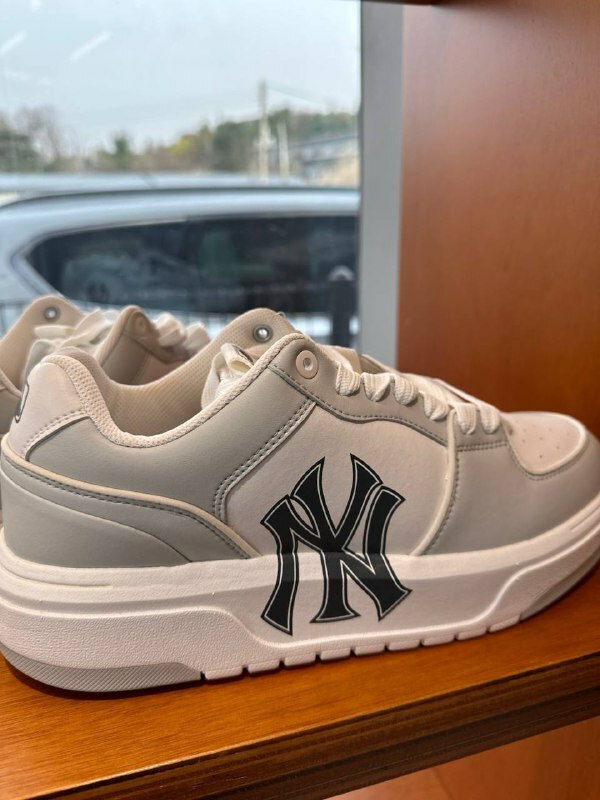 [S] MLB CHUNKY LINER NEW YORK SNEAKERS,ICE GREY, 3ASXCA12NK0016-50GRL (SMLB349)