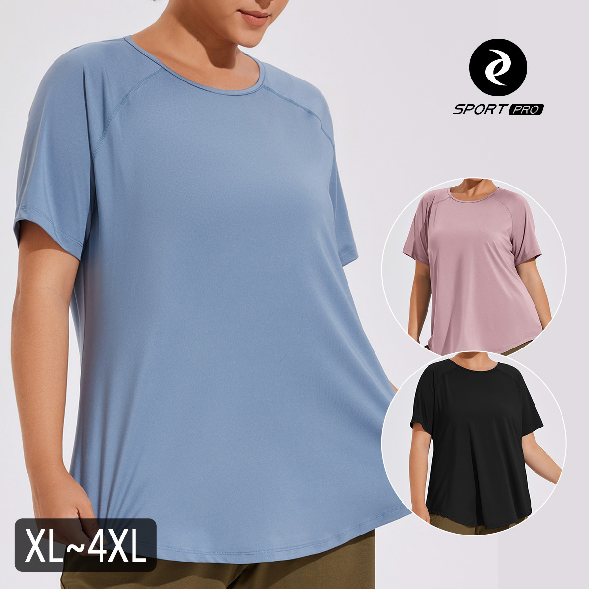 大碼長版網孔透氣美背/瑜珈/運動/機能短袖*