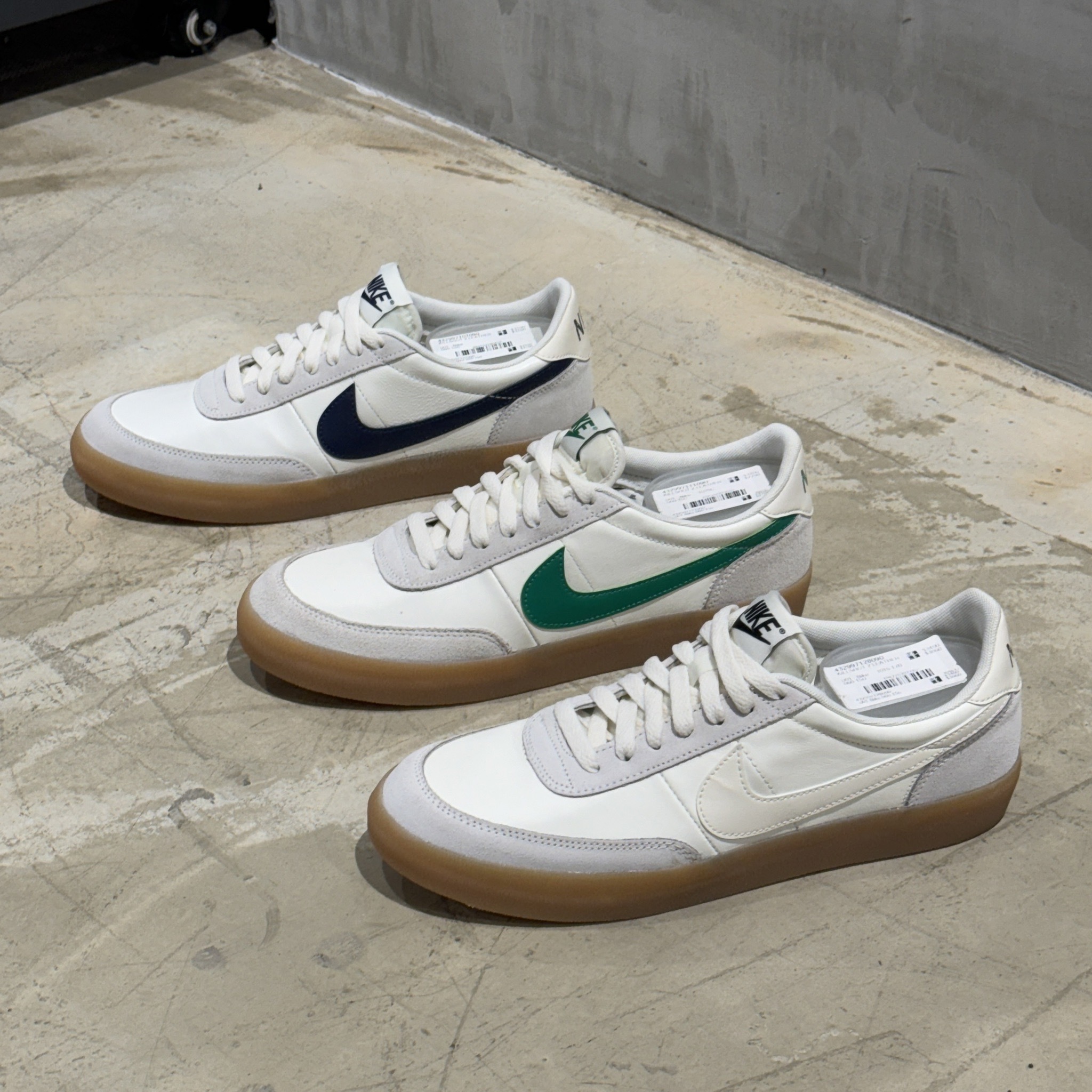 Nike KILLSHOT 2 LEATHER  焦糖底 大勾鞋 平底鞋 (432997-107/111/128 ) 藍 綠 白 三色