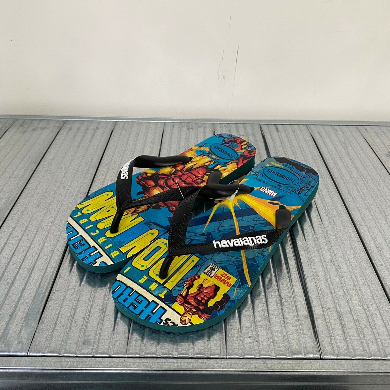 Havaianas 哈瓦仕 拖鞋 夾腳拖 鋼鐵人 漫威系列 4147012-5266M