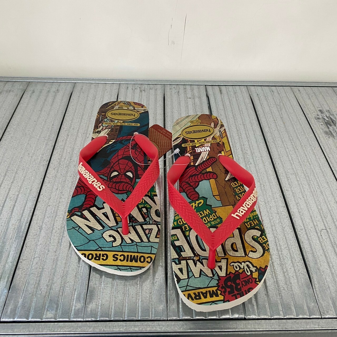 Havaianas 哈瓦仕 拖鞋 夾腳拖 蜘蛛人 漫威系列 4147012-8746M