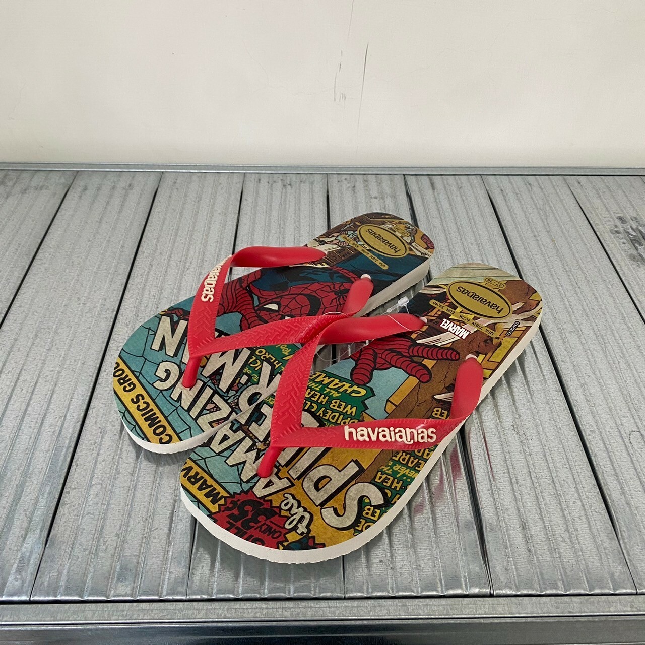 Havaianas 哈瓦仕 拖鞋 夾腳拖 蜘蛛人 漫威系列 4147012-8746M