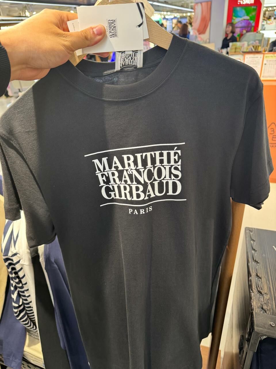 [S] MARITHE CLASSIC LOGO TEE,BLACK, 1MG24CTS101BLK (SMR63)