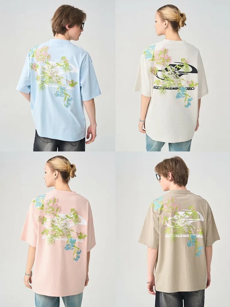 Harsh and Cruel 24SS 中國風刺繡花卉短袖 HX232020294