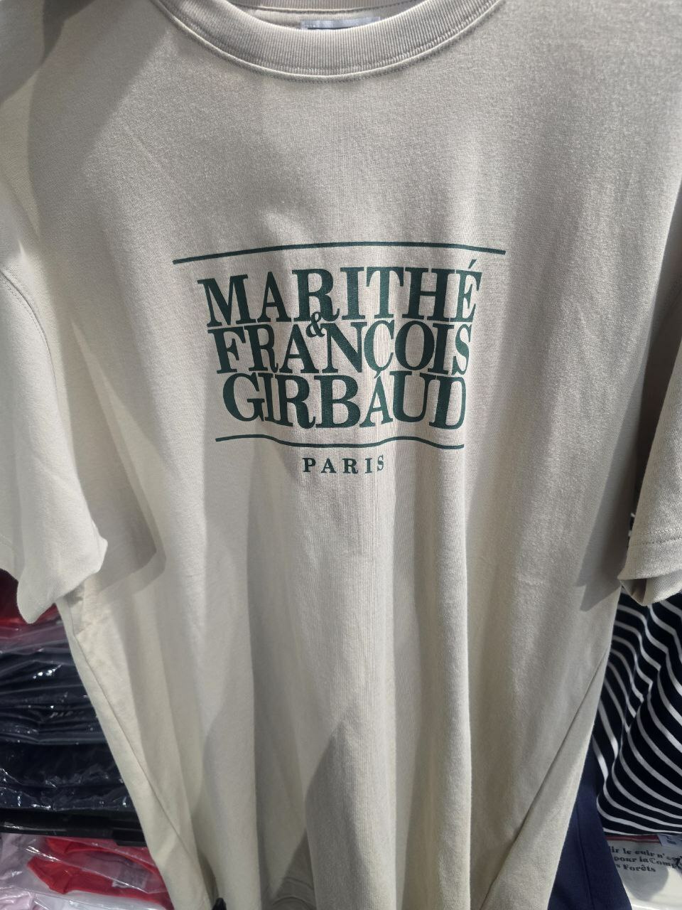 S] MARITHE CLASSIC LOGO TEE,KHAKI BEIGE, 1MG24CTS101KBG (SMR64)