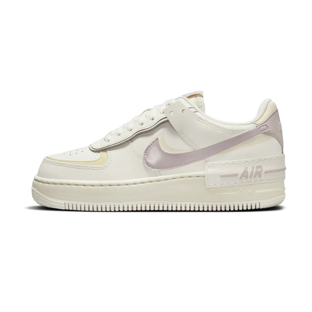 W Nike Air Force 1 Shadow 米白淡紫 DZ1847-104