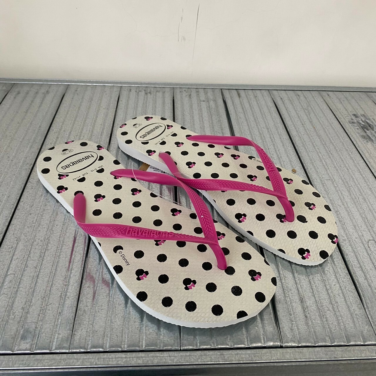 Havaianas 哈瓦仕 拖鞋 夾腳拖 迪士尼系列 米妮 4141203-7026W
