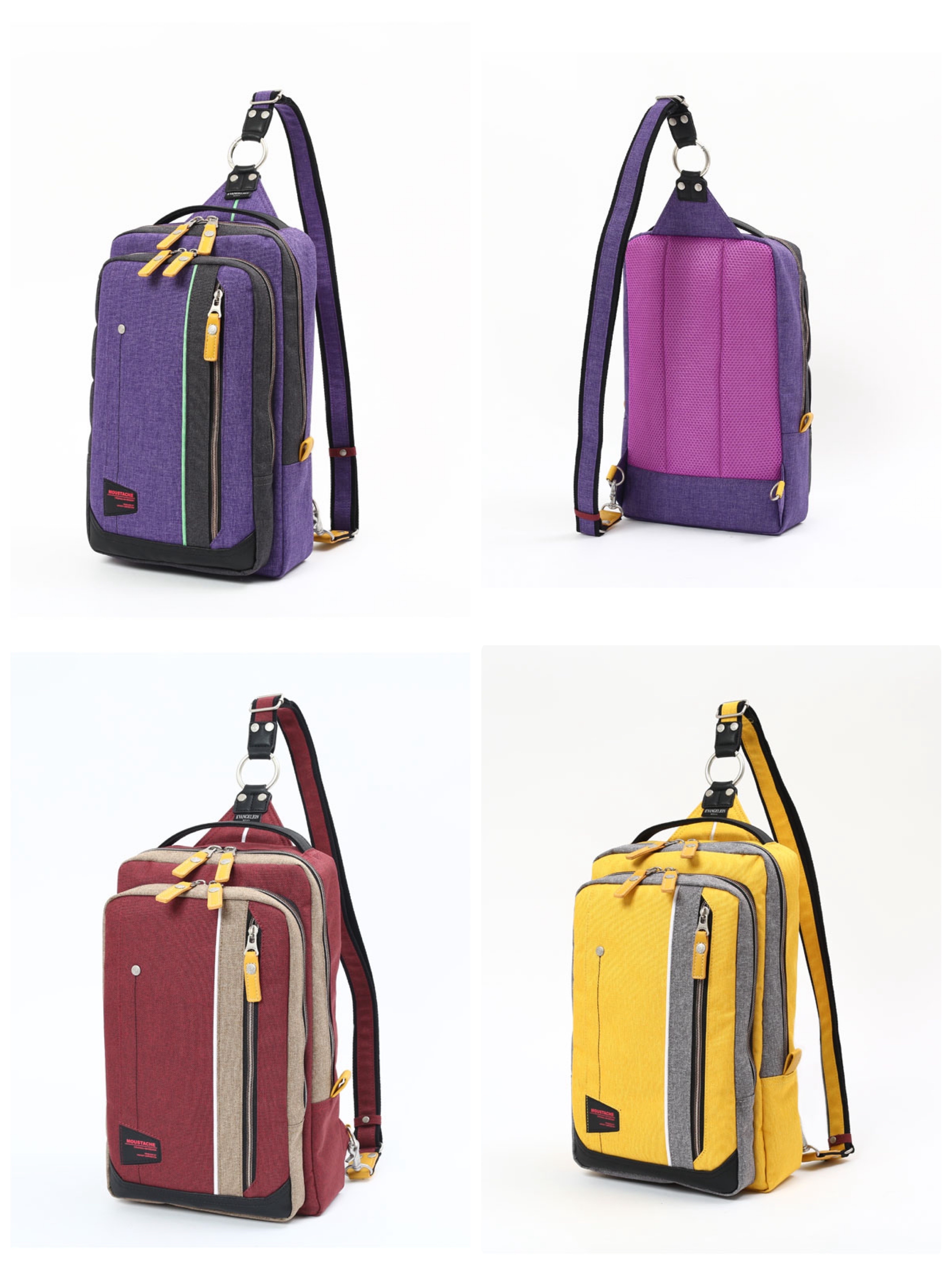 Evastore 預訂2024/6月 【EVANGELION x MOUSTACHE】2wayリュック/初号機 /2号機/零号機⚠️⚠️熱賣款‼️落單前請先PM查詢貨源