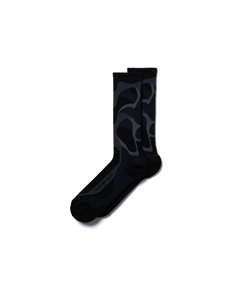nozzle quiz® / Cage overcalf socks 沙漠襪 2.0 - 野黑 / Wild Black