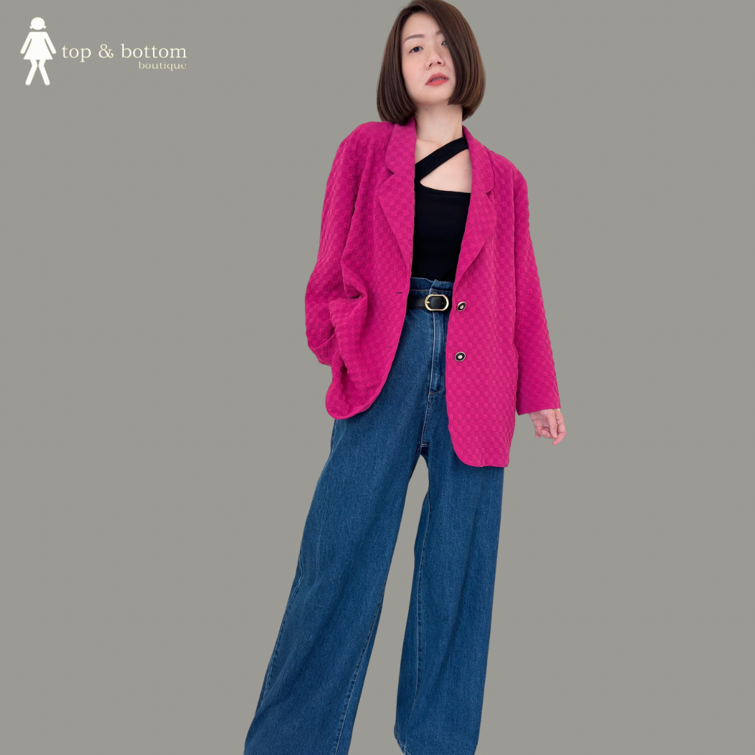 DENIM WIDE LEG LONG PANT