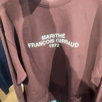 [S] MARITHE LATTERING LOGO SWEATSHIRT,BURGUNDY, 1MG23FSW113BGD (SMR68)