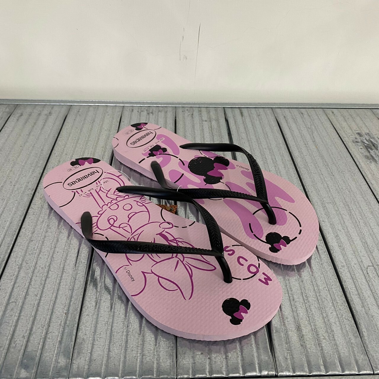 Havaianas 哈瓦仕 拖鞋 夾腳拖 米妮 迪士尼系列 4141203-4996W