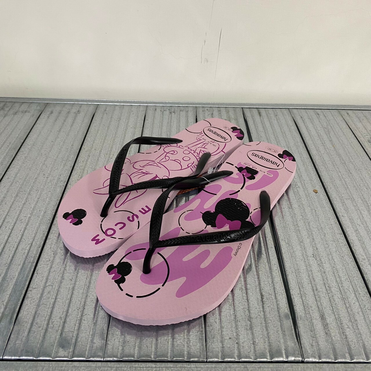 Havaianas 哈瓦仕 拖鞋 夾腳拖 米妮 迪士尼系列 4141203-4996W