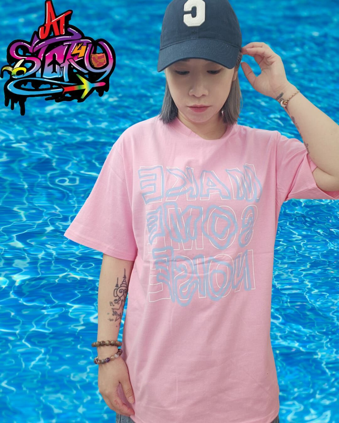 🇰🇷 韓國 MAKE SOME NOICE TEE (K5/F982)