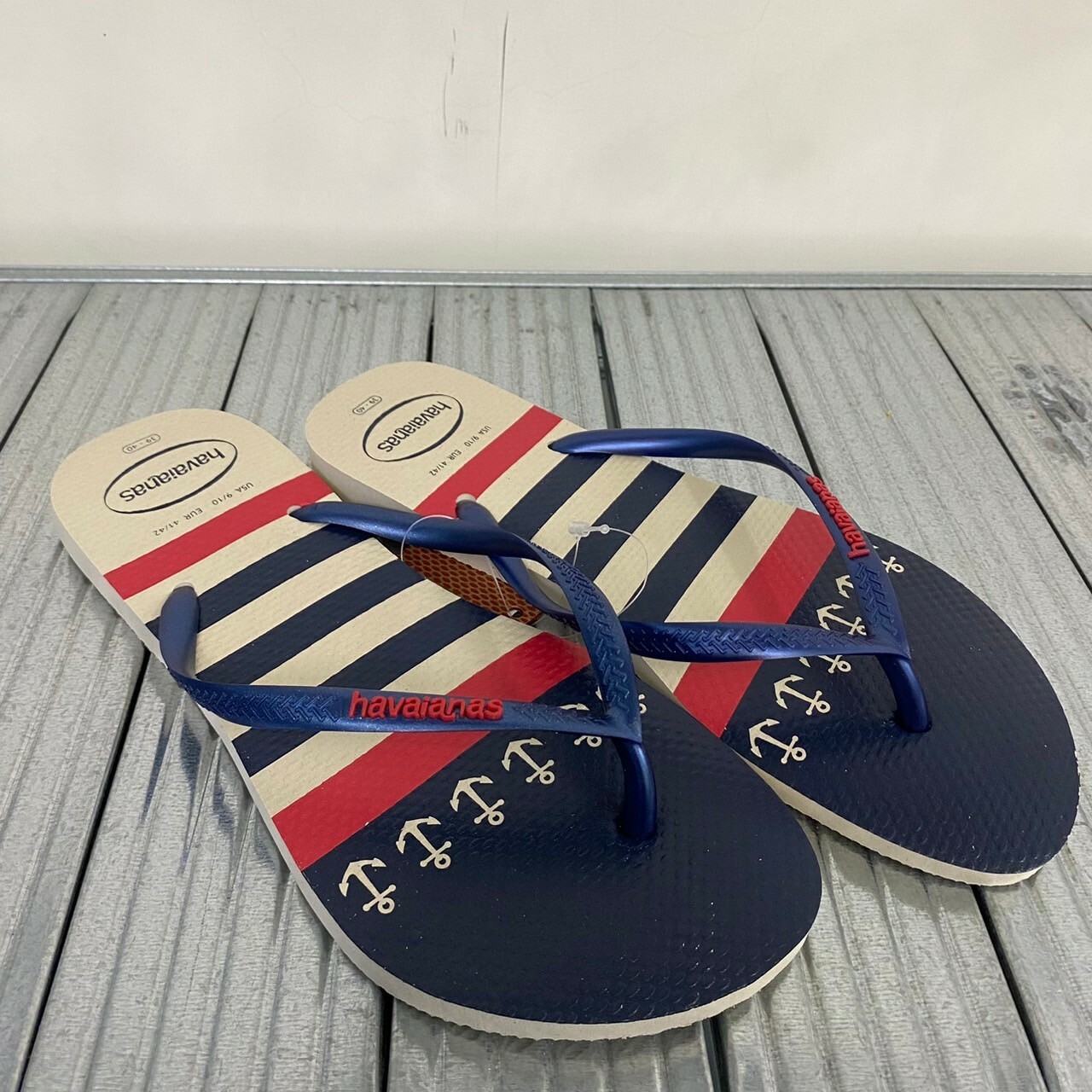 Havaianas 哈瓦仕 拖鞋 夾腳拖 船錨 海洋系列 4137125-8009W