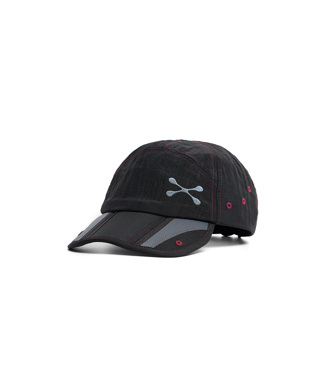 nozzle quiz® / 24SS Foldable Cap 三摺帽 - 黑紅 / Dark Red