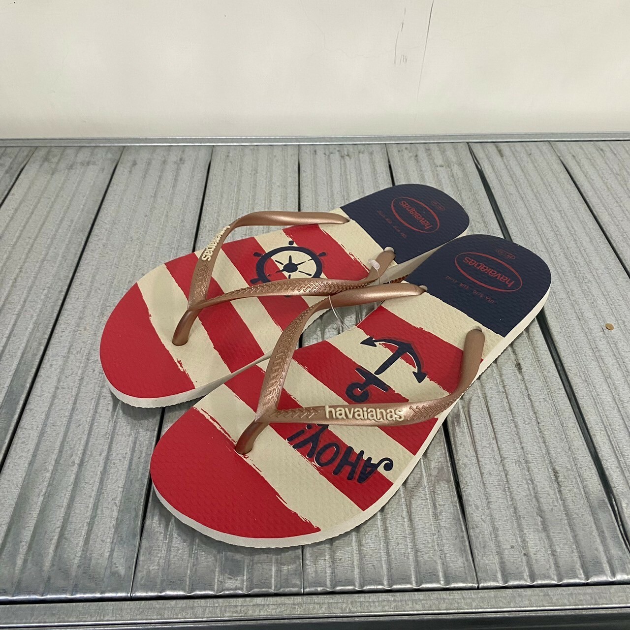Havaianas 哈瓦仕 拖鞋 夾腳拖 船錨 海洋系列 4137125-8430W